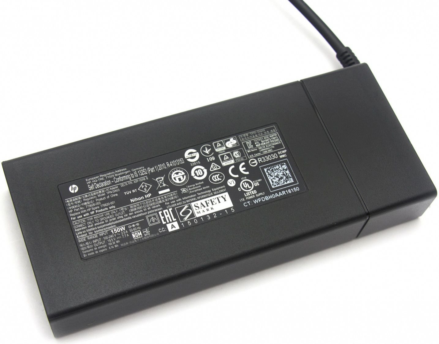 Adaptor pentru laptop HP 150 W, 3 mm, 7,7 A, 19,5 V (776620-001)