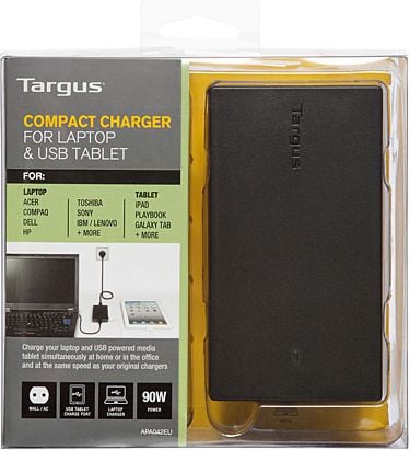 Alimentator Targus pentru laptop de 90 W, 1,5 A, 20 V (APA042EU)