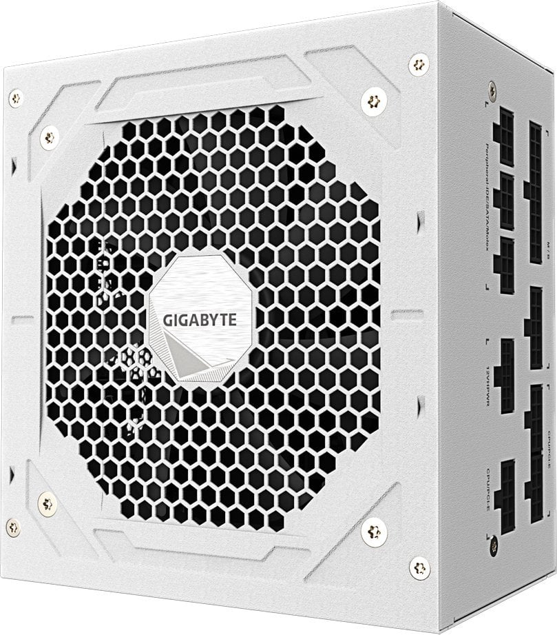 Zasilacz Gigabyte GIGABYTE zdroj UD850GM PG5, 850W, 80+ Gold, 120mm fan, bílá