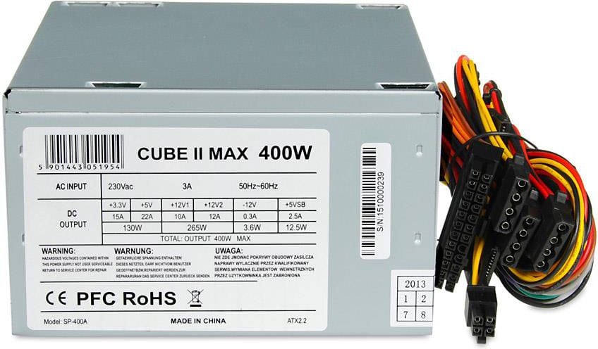 Surse PC - Sursa alimentare PC I-BOX CUBE II ATX 400W 12 CM ventilator