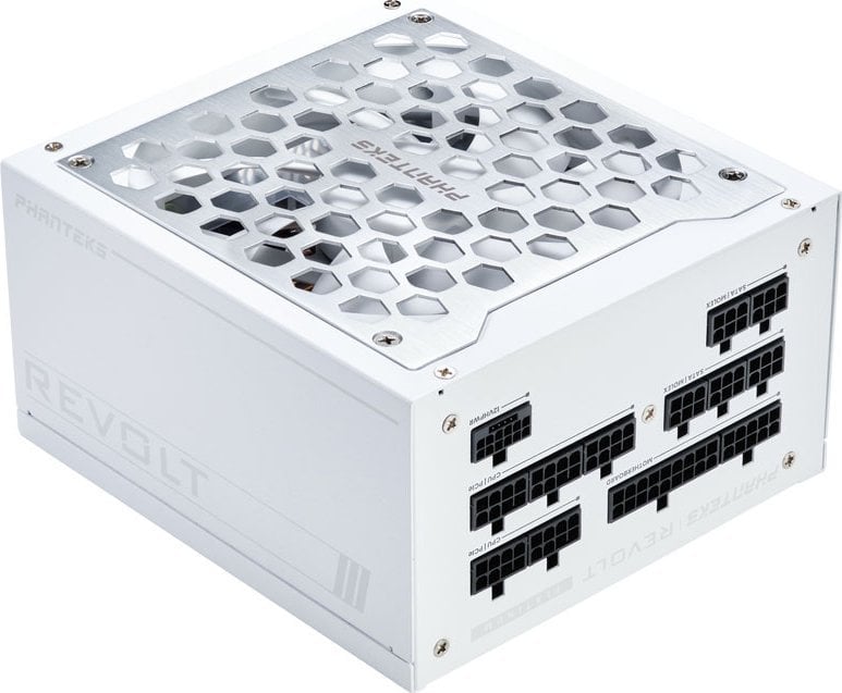 Zasilacz Phanteks Phanteks Revolt 1000W Platinum, ATX 3.0, PCIe 5.0, fully modular - 1000 Watt, white