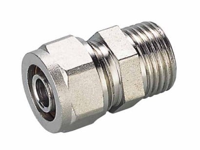 Conector 3/4x20 PEX-ALU-PEX cromat