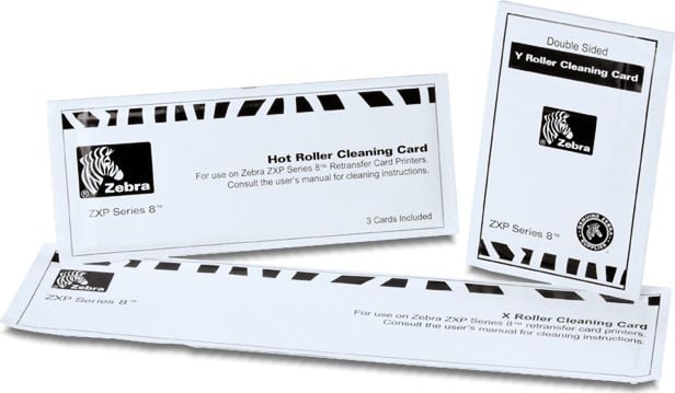 Zebra ZXP Series 8 cleaning cards - 105999-801