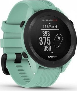 Zegarek sportowy Garmin Garmin Golf-Uhr Approach S12 Mintgrün/Schwarz