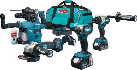 Set de scule electrice Makita 10 piese (DLX4155TX1)