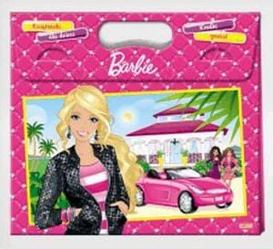 Un set de cărți cu creioane colorate. Barbie (97569)