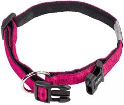 Zgarda pentru caini NOBBY, SOFT GRIP, 50-65cm/25mm, Fuchsia