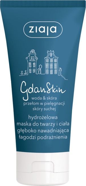 Masca cu hidrogel pentru fata si corp pentru ten uscat si foarte uscat ZIAJA GDANSKIN, 50 ml