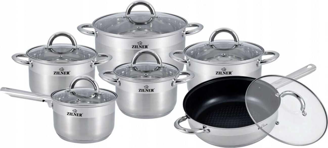 Zilner SET DE VASOARE STEEL 12 ELE ZILNER ZL-8107