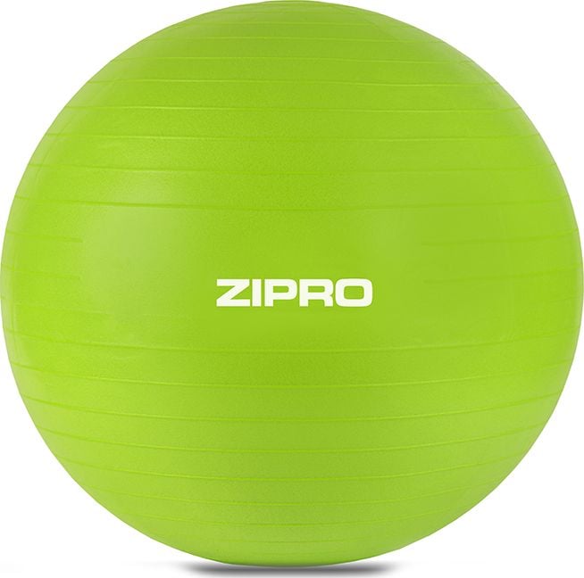 Minge de gimnastica Zipro Anti-Burst, 65 cm, Verde