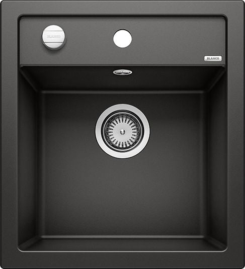 Chiuveta Blanco Dalago 45 silgranit negru cu dop automat (525869)