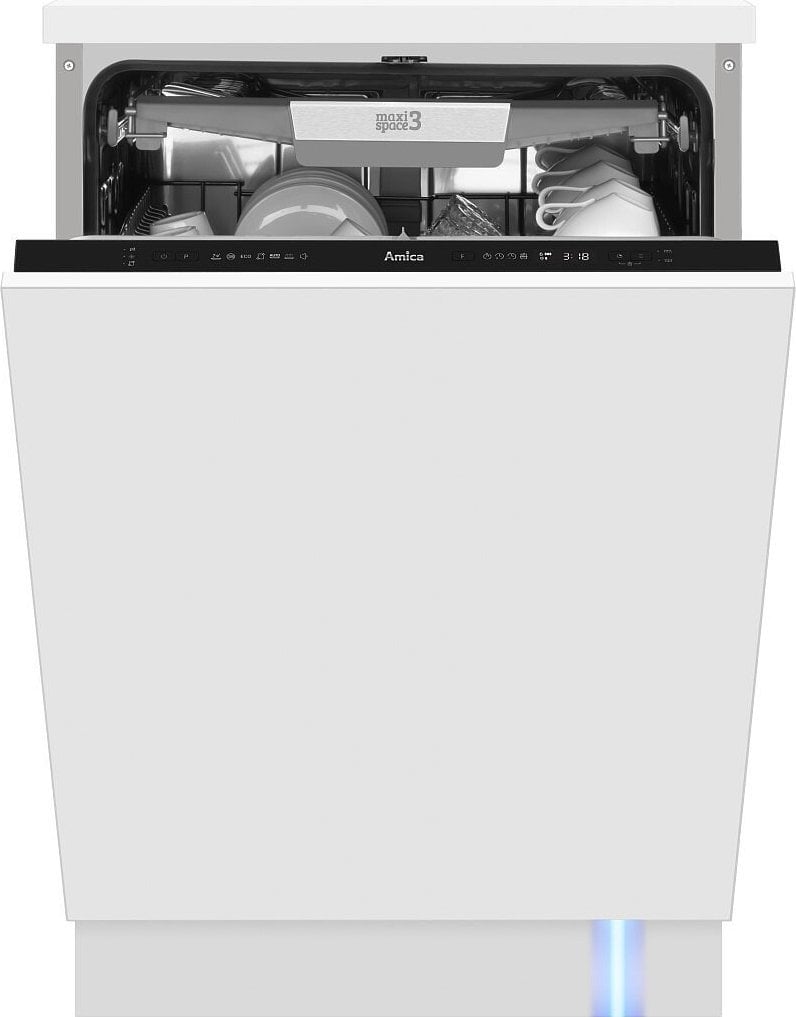 Masini de spalat vase incorporabile - Masina de spalat vase Amica  DIM66B7EBONiH,14 seturi, 40 dB, 59,8 cm