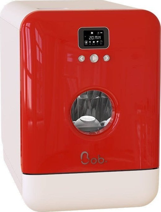 Masini de spalat vase - Mini Masina de Spalat Vase Daan Tech compactă ,(alb-roșu)