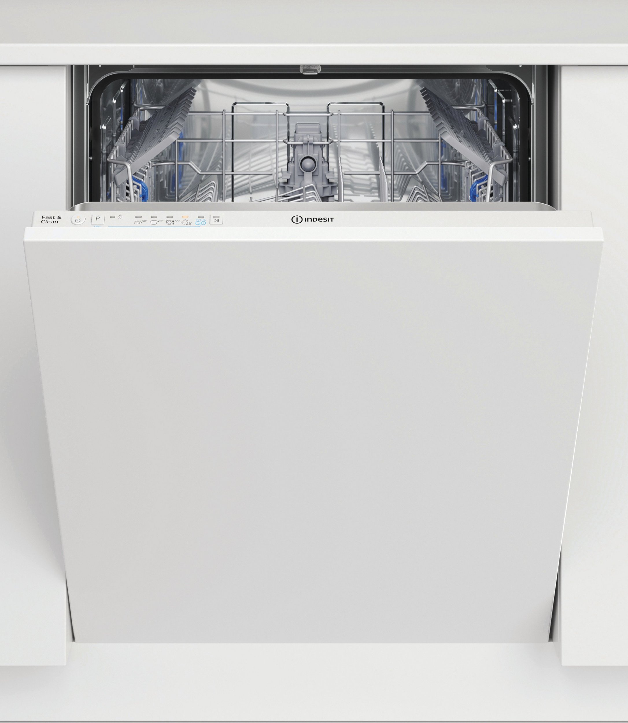 Masini de spalat vase incorporabile - Mașină de spălat vase Indesit D2IHL326 60 cm,46 dB, 14 seturi,alb