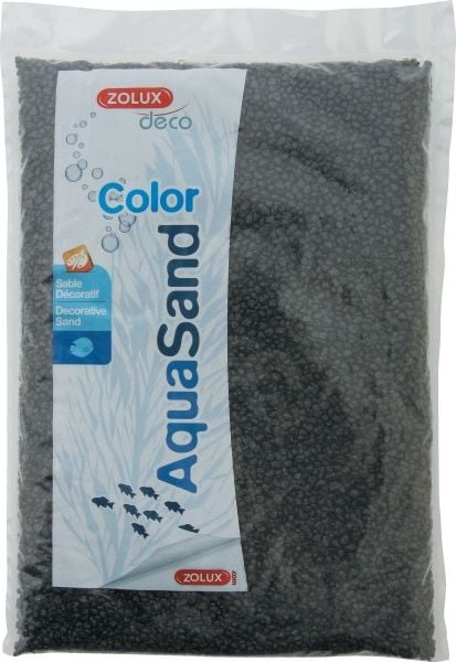 Zolux Aquasand Color abanos negru 12kg