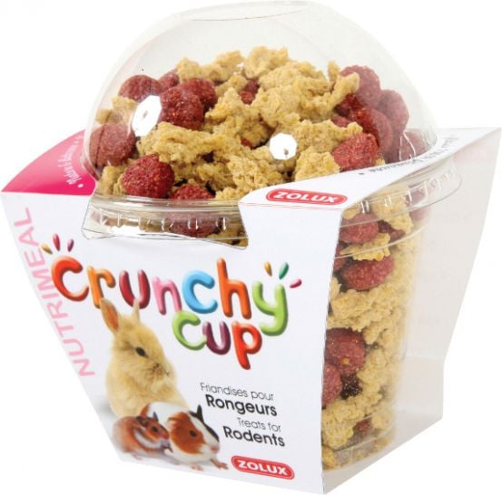 Zolux CRUNCHY CUP NUGGETS delicii pentru rozătoare naturale/cu sfeclă roșie 130 g