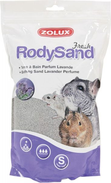 Nisip de baie Zolux 51670, Rody, Chinchilla, Lavanda, 2L