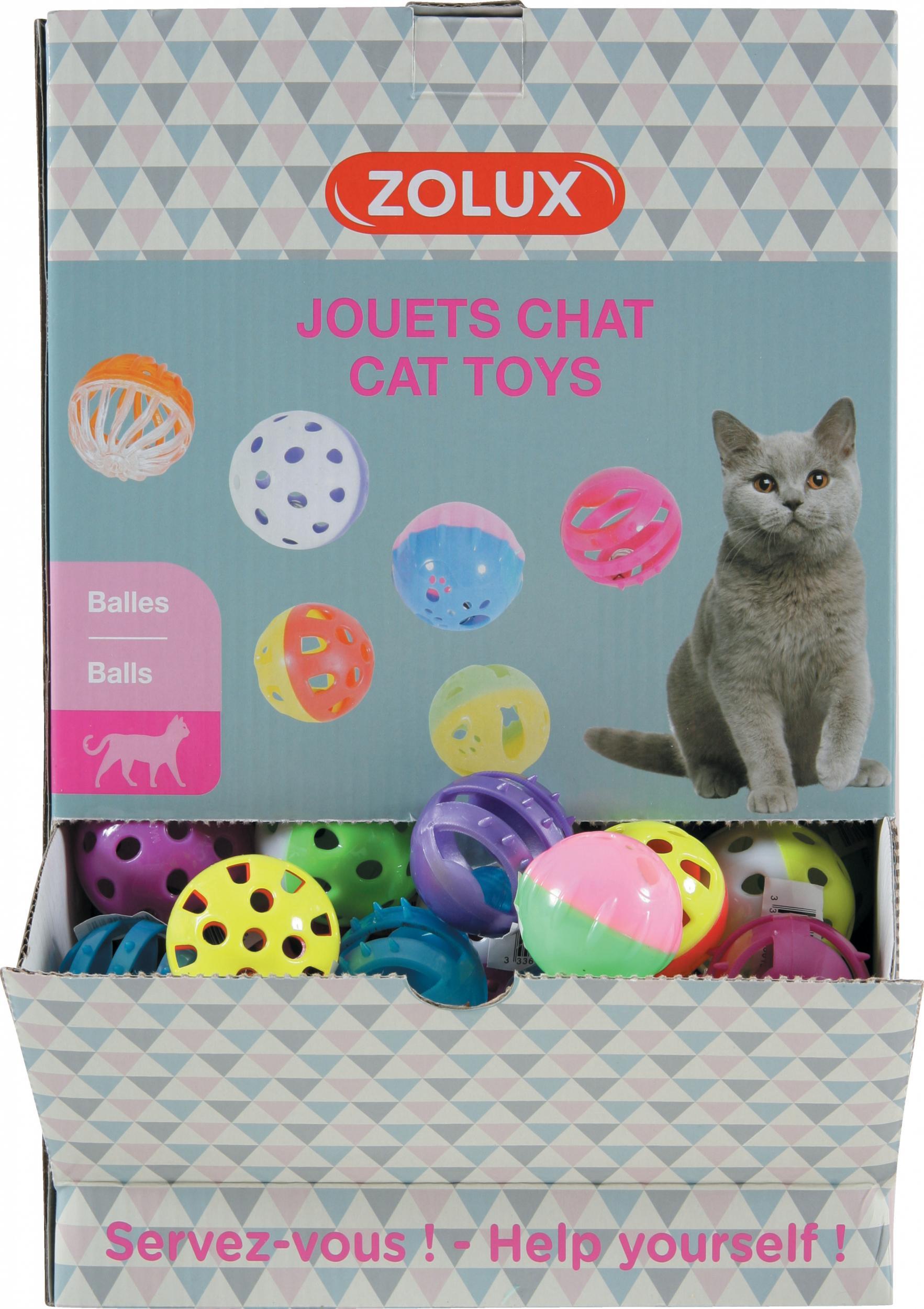 afișare Zolux de jucării pentru pisici - 204 bile