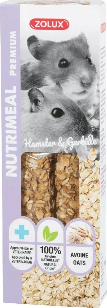 Zolux ZOLUX NUTRIMEAL 3 Stick cu ovaz pentru hamsteri/gerbili 110 g