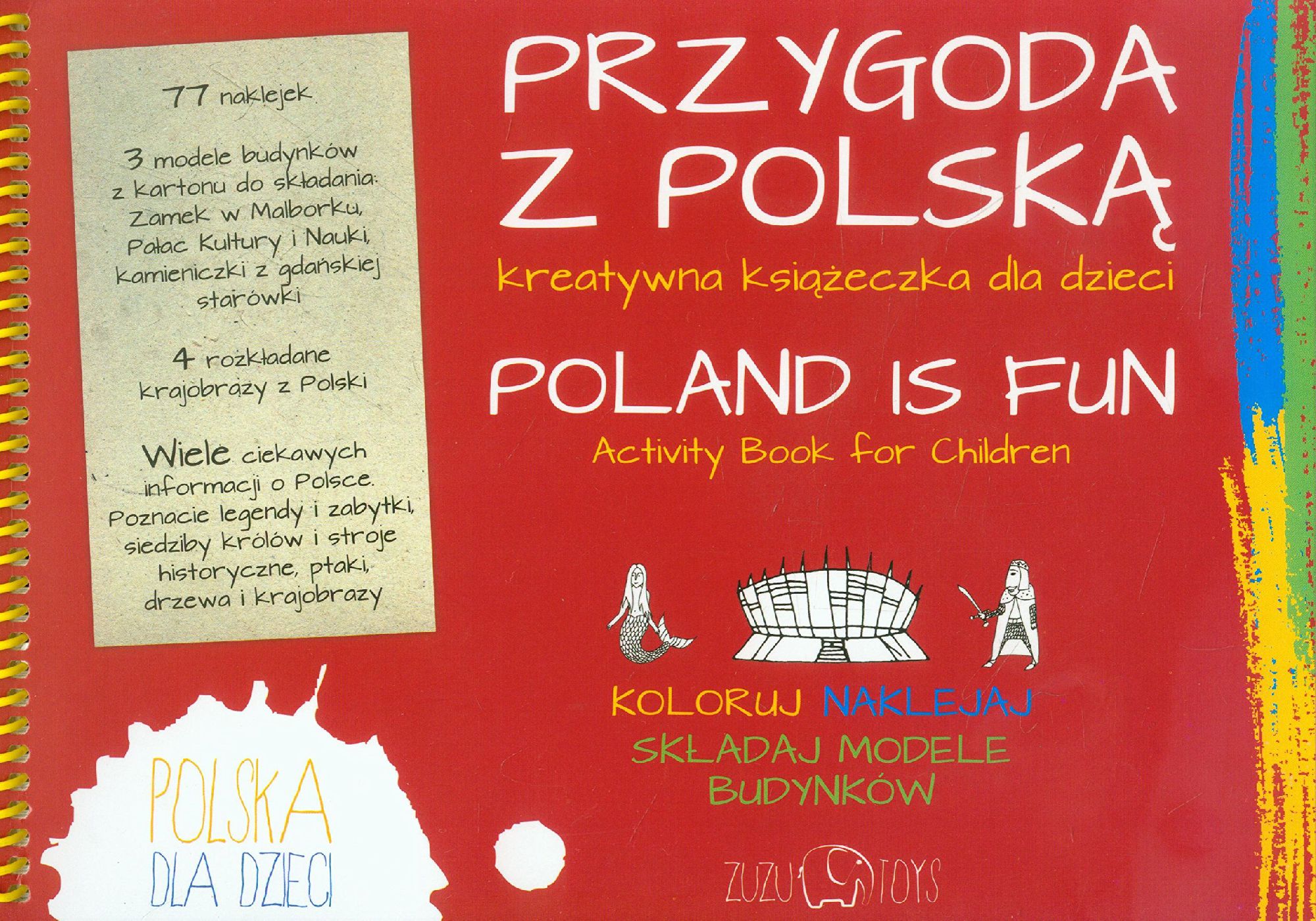 Zuzu Toys Adventure with Polonia O carte creativă pentru copii