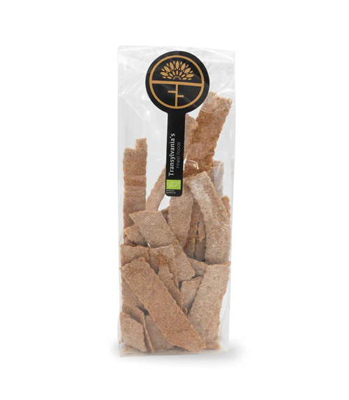 Crakers integrali din grau spelta bio 150g transylvania's finest foods