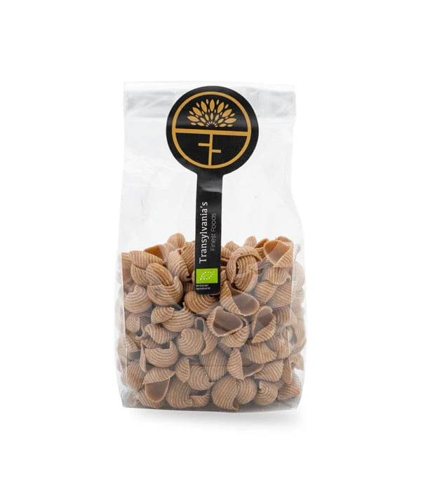 Paste scoici din grau spelta bio, 200g, transylvania's finest foods