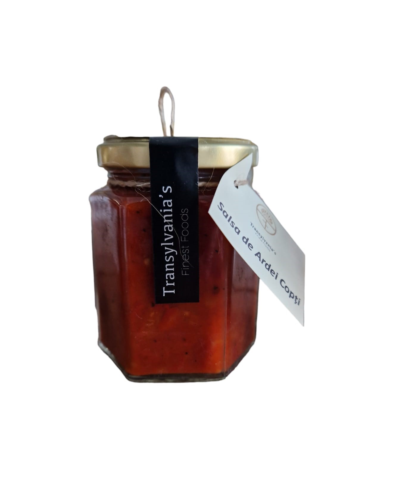 Salsa de ardei copti 200g transylvania's finest foods