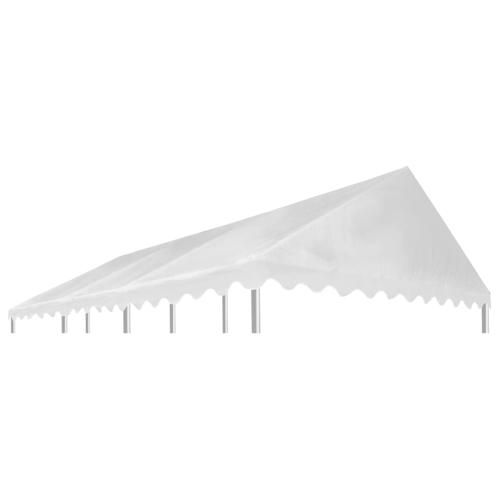 Acoperiș pentru pavilion, alb, 6x4 m, PVC, 500 g / m²