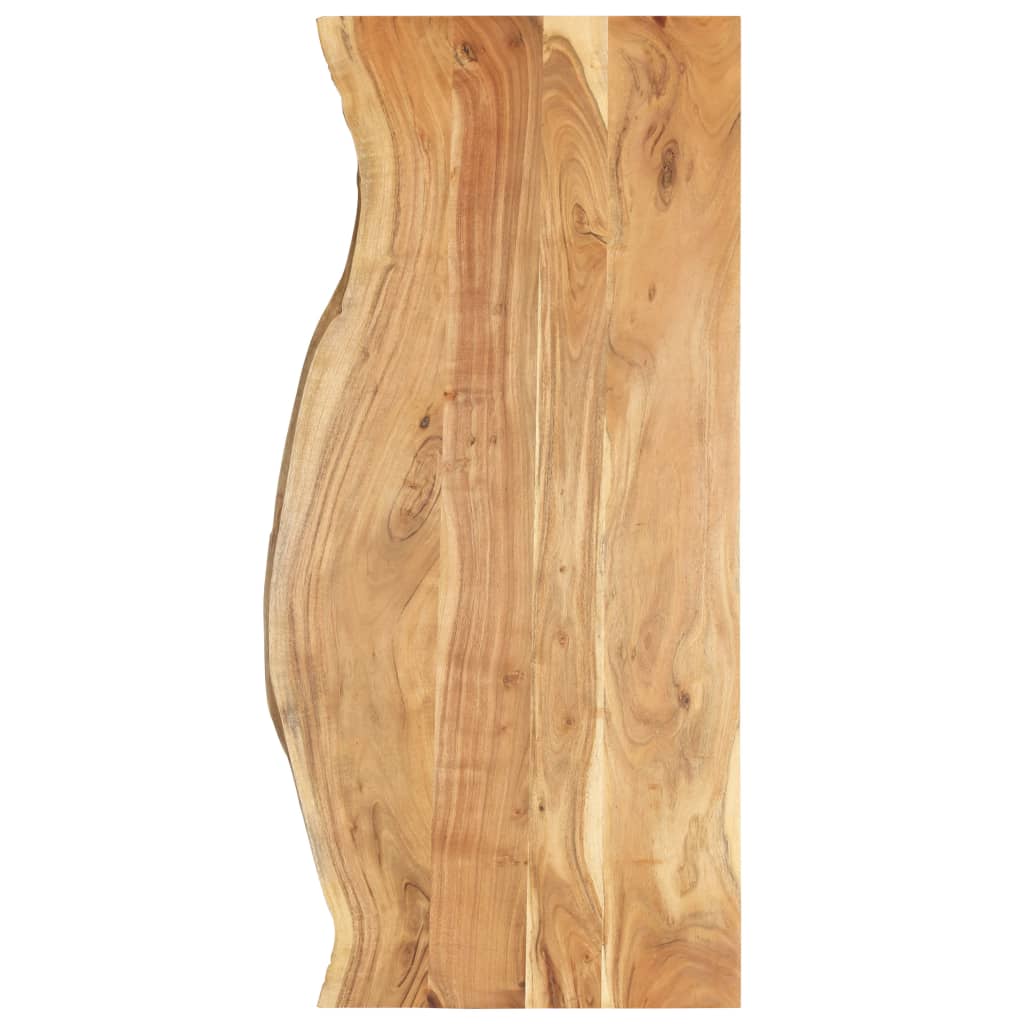 Blat lavoar de baie, 140 x 55 x 2,5 cm, lemn masiv de acacia