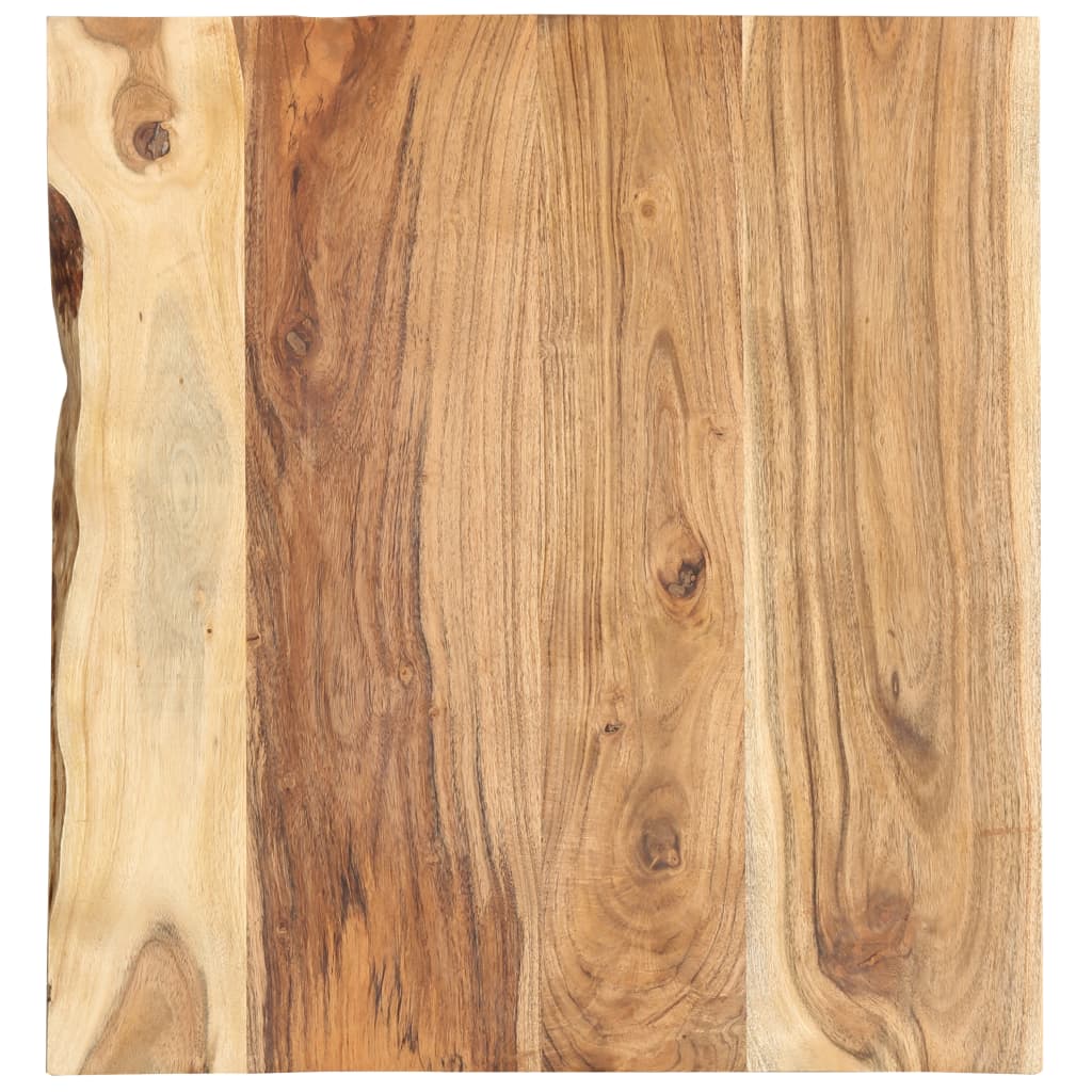 Blat lavoar de baie, 60 x 55 x 2,5 cm, lemn masiv de acacia