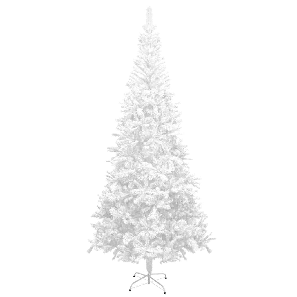 Brad de Crăciun artificial L 240 cm, alb