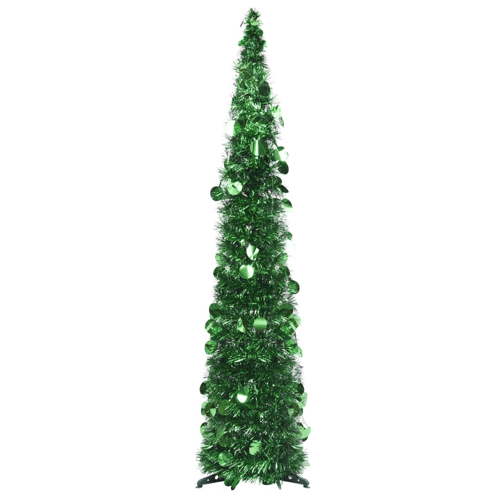 Brad de Crăciun artificial tip pop-up, verde, 120 cm, PET