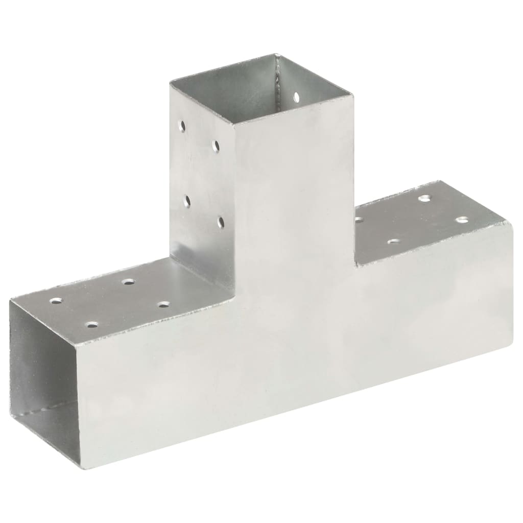 Conectori de grindă, formă T, 4 buc, 71x71 mm, metal galvanizat, [2],https:mobideco.ro