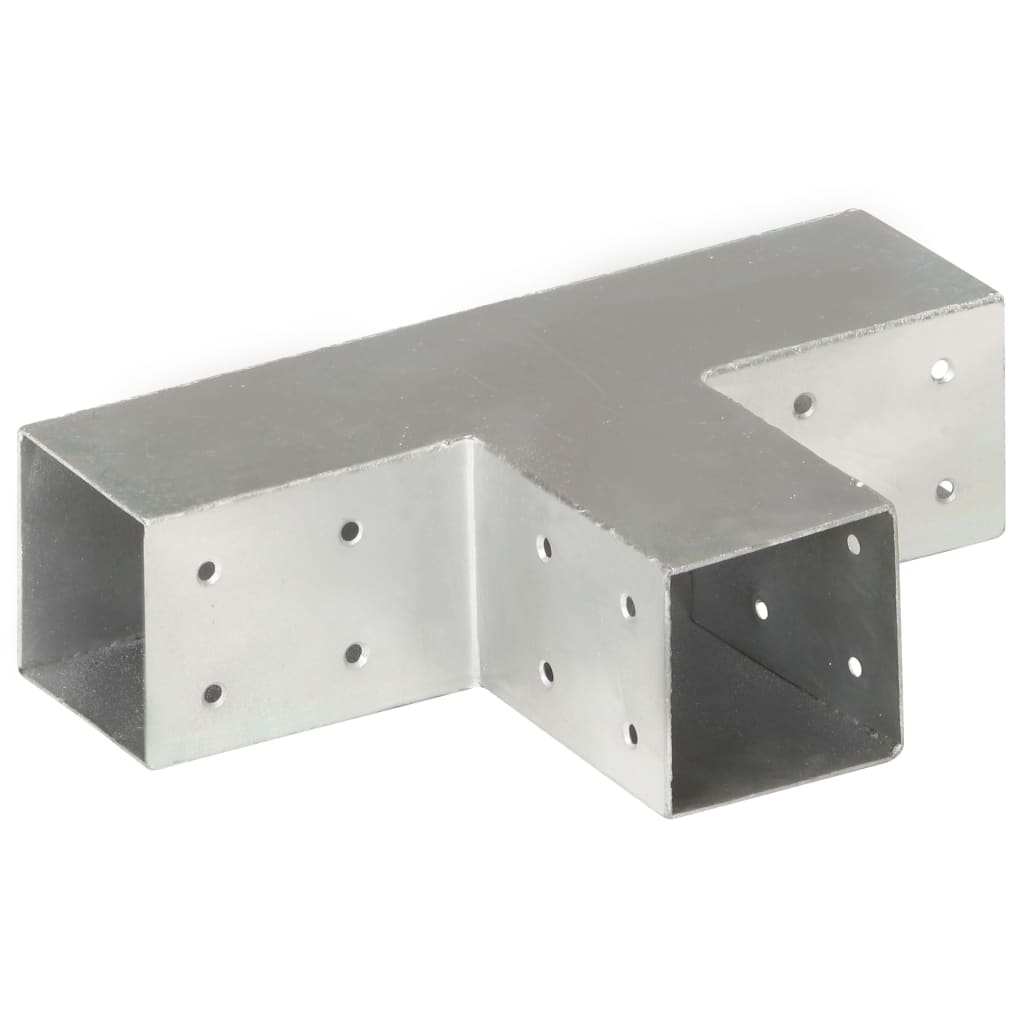 Conectori de grindă, formă T, 4 buc, 71x71 mm, metal galvanizat, [4],https:mobideco.ro