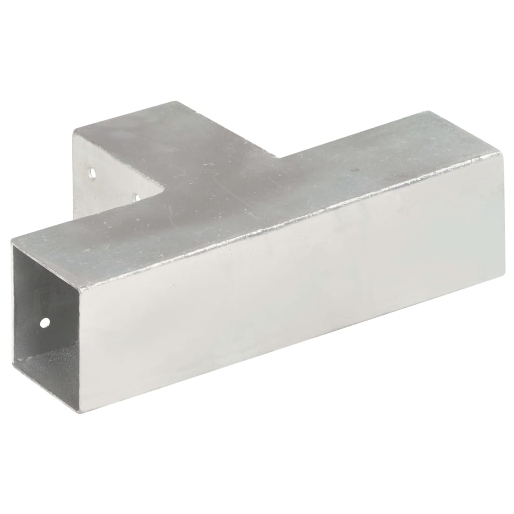 Conectori de grindă, formă T, 4 buc, 71x71 mm, metal galvanizat, [5],https:mobideco.ro