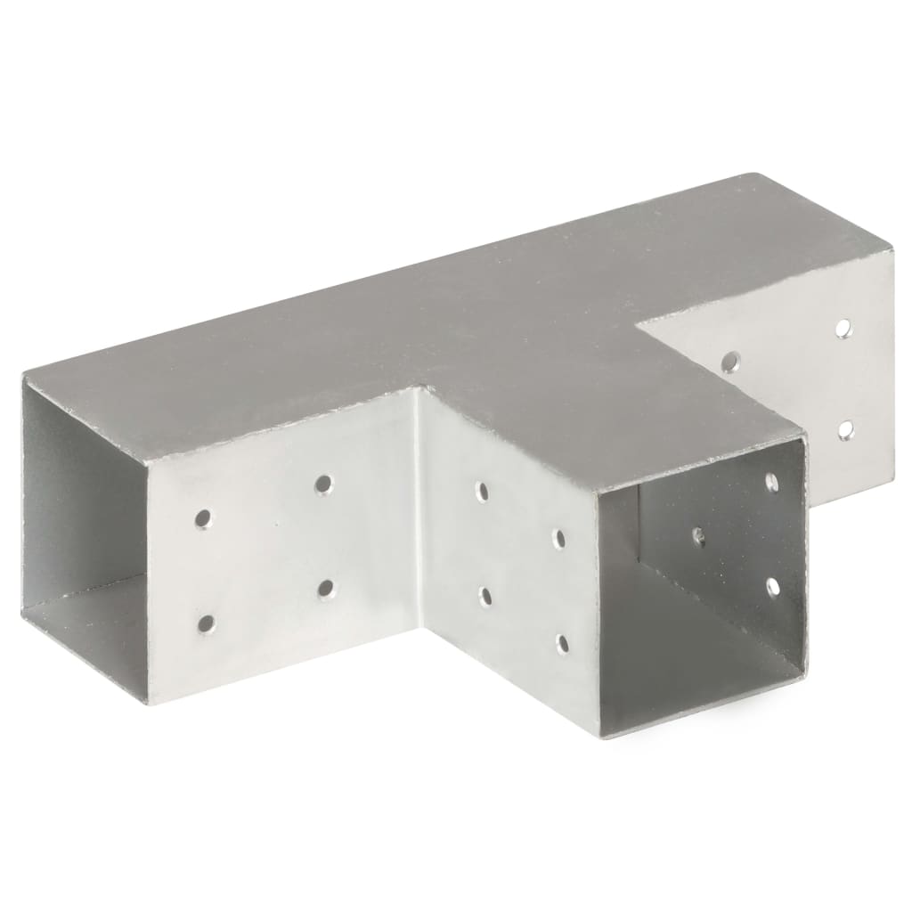 Conectori de grindă, formă T, 4 buc, 81x81 mm, metal galvanizat, [4],https:mobideco.ro