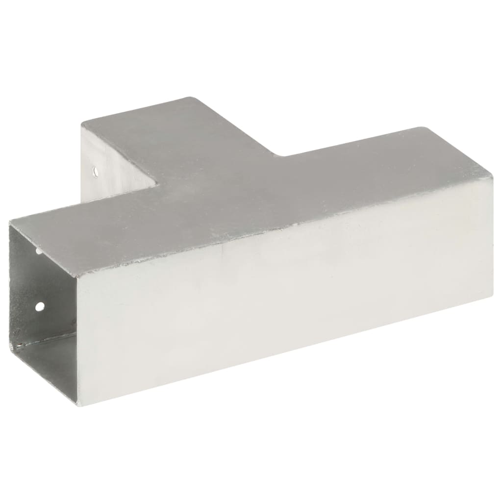 Conectori de grindă, formă T, 4 buc, 81x81 mm, metal galvanizat, [5],https:mobideco.ro