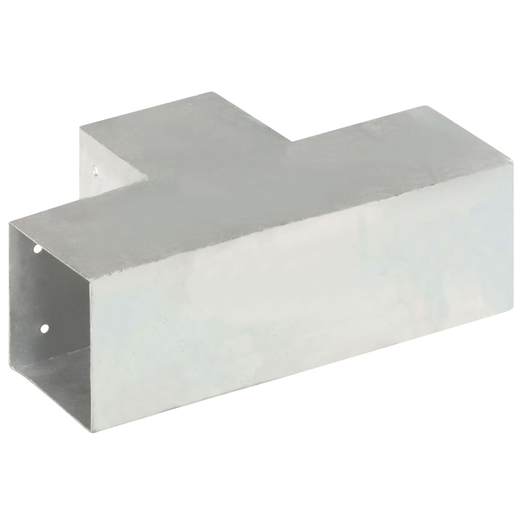 Conectori grindă, formă T, 4 buc, 101x101 mm, metal galvanizat, [5],https:mobideco.ro