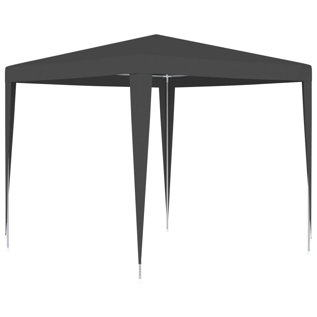 Cort de petrecere profesional, antracit, 2,5x2,5 m, 90 g/m²