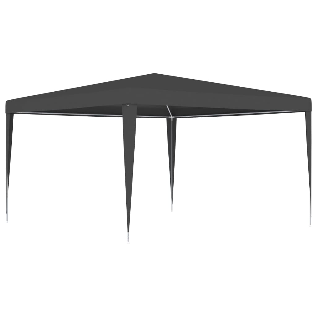 Cort de petrecere profesional, antracit, 4 x 4 m, 90 g/m²