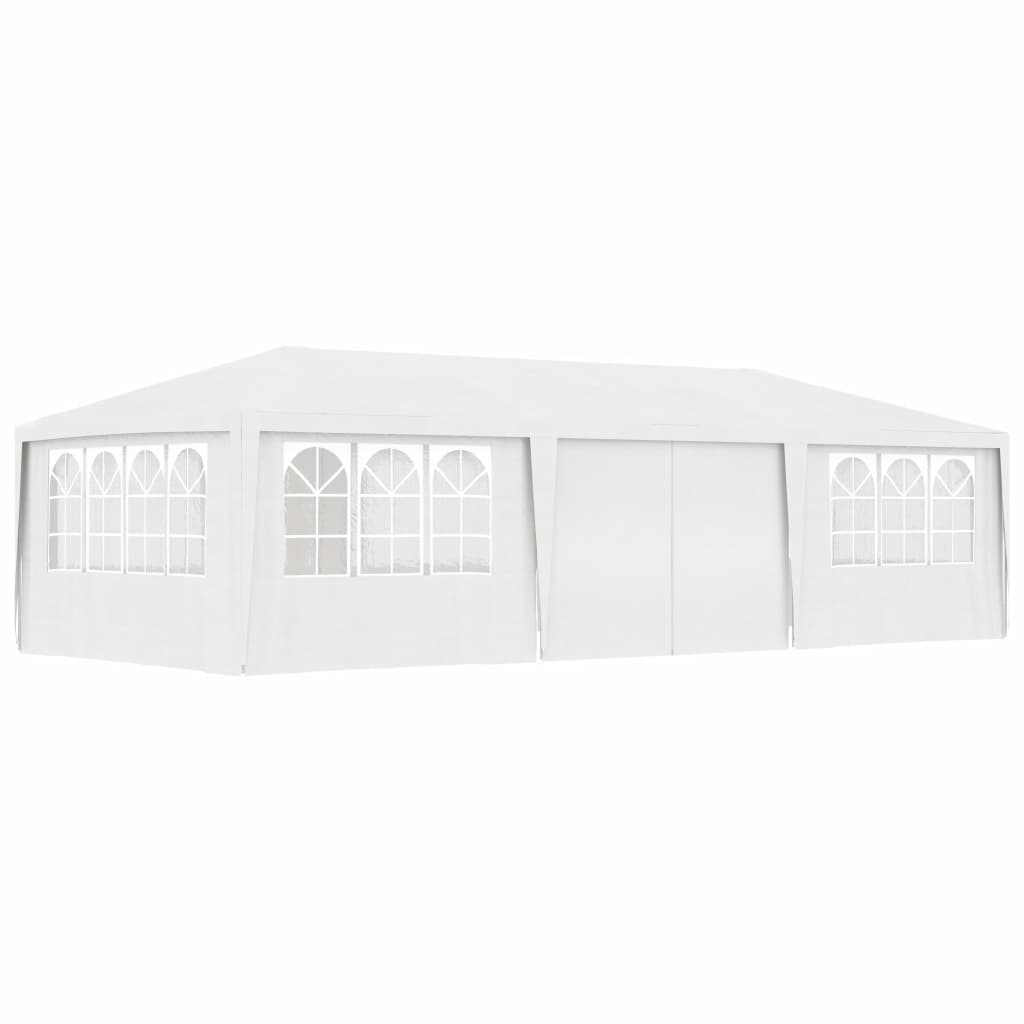 Cort de petrecere profesional cu pereți antracit 4x9 m 90 g/m²