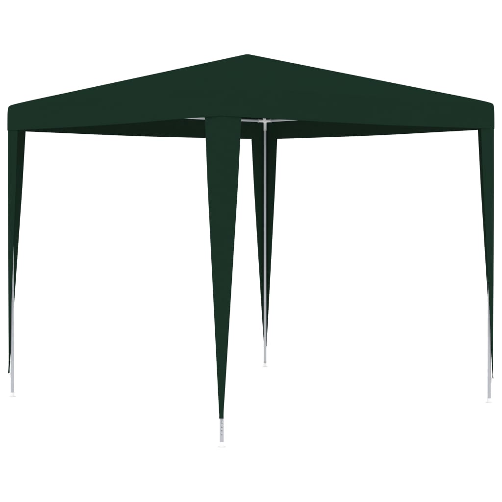 Cort de petrecere profesional, verde, 2,5 x 2,5 m, 90 g/m²