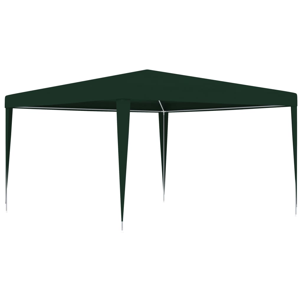 Cort de petrecere profesional, verde, 4 x 4 m, 90 g/m²