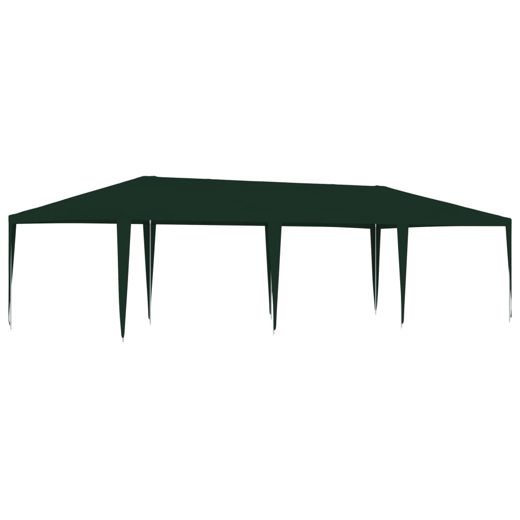 Cort de petrecere profesional, verde, 4 x 9 m, 90 g/m²