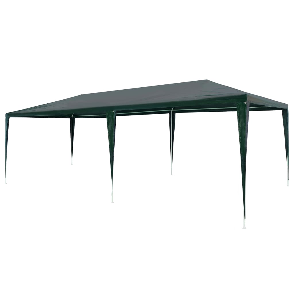 Cort de petrecere, verde, 3 x 6 m, PE