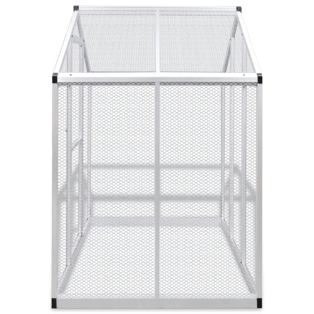 Coteț păsări de exterior, aluminiu, 178 x 122 x 194 cm, [4],https:mobideco.ro