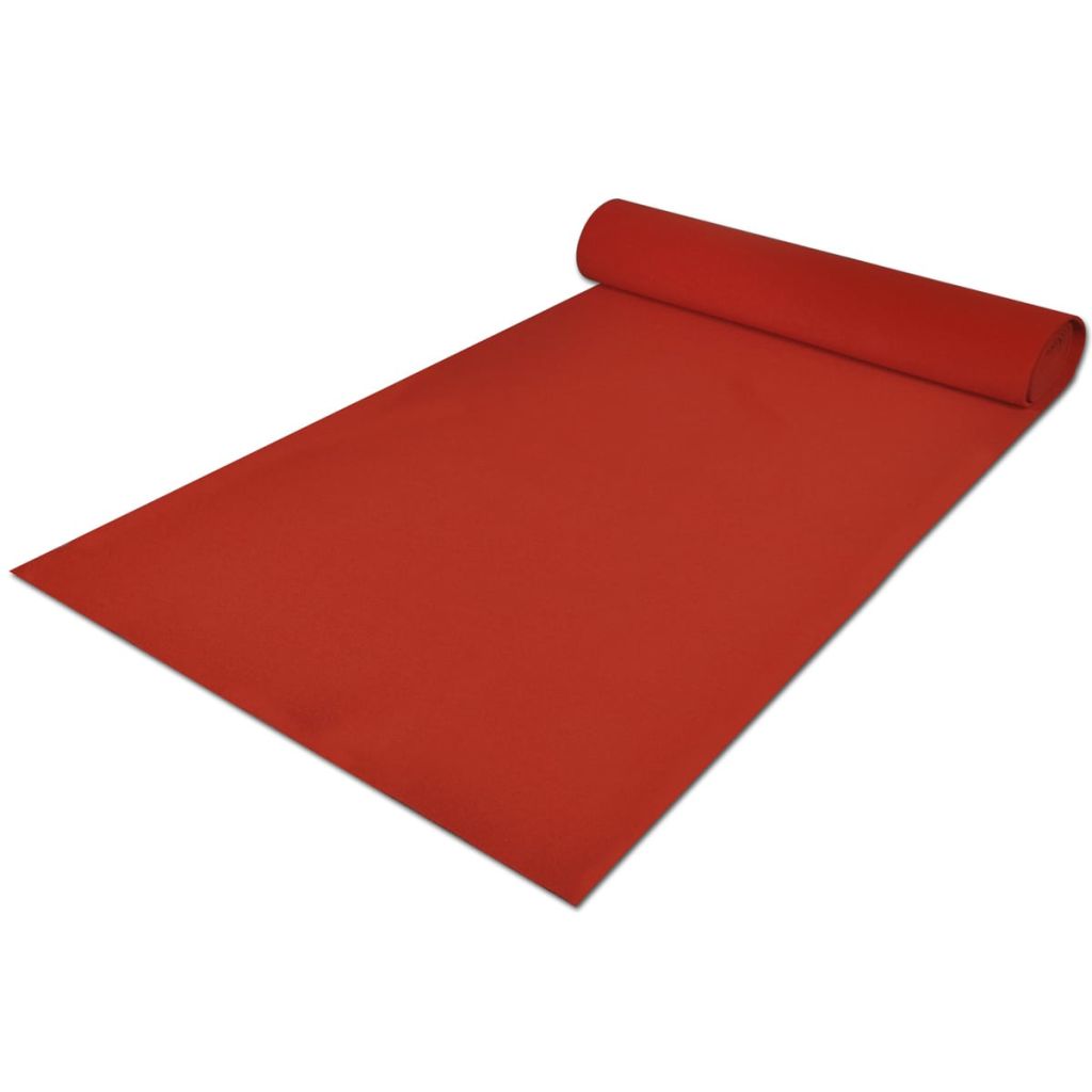 Covor Roșu 1 x 20 m Foarte Greu 400g/m², [3],https:mobideco.ro