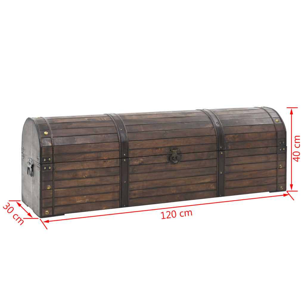 Cufăr de depozitare, lemn masiv, stil vintage 120 x 30 x 40 cm, [8],https:mobideco.ro