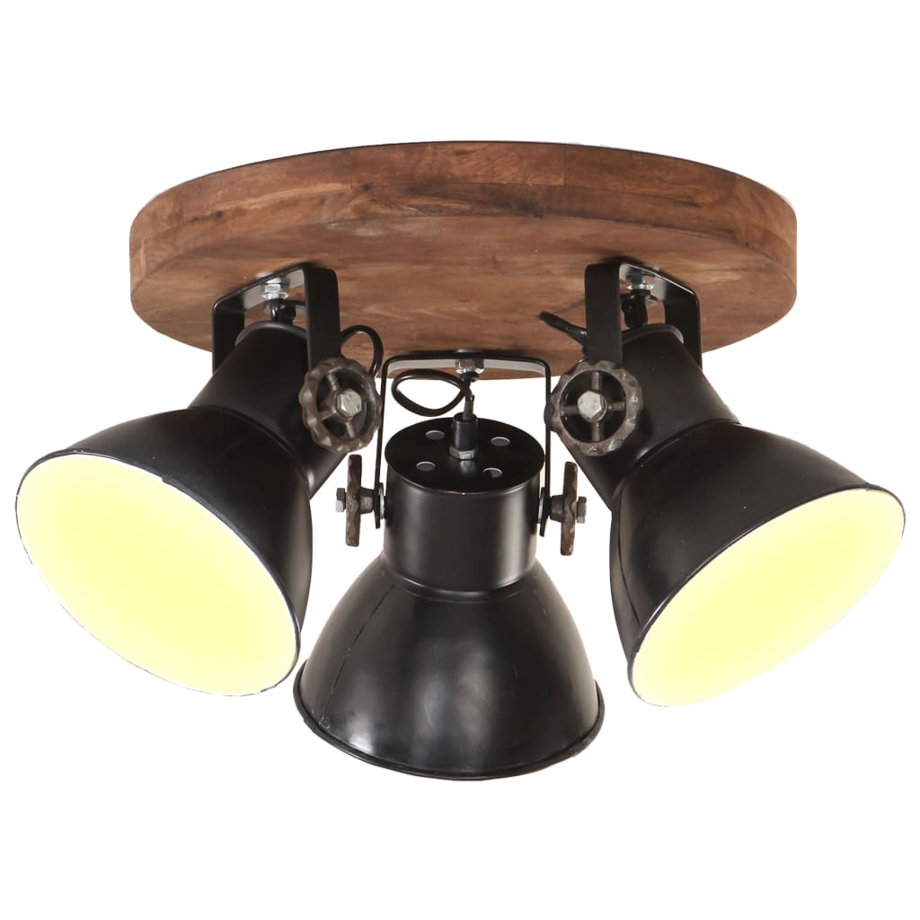 Lampă suspendată industrială, 25 W, negru, 42 x 27 cm, E27