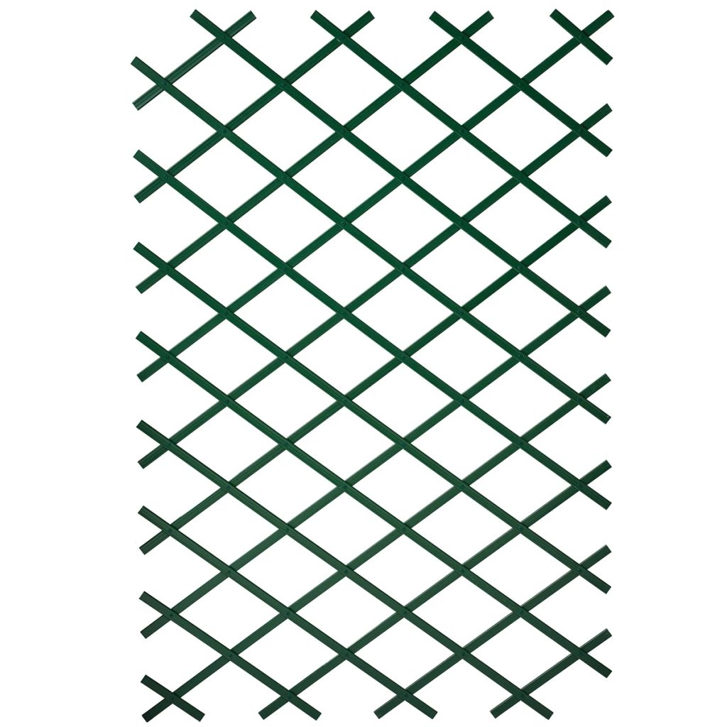 Nature Gard de grădină tip Trellis, 100 x 200 cm PVC, verde, 6040704